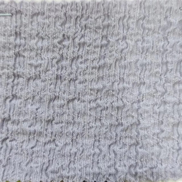 Elegant Jacquard Fabric: Polyester Spandex Knitted Crinkle jacquard fabric - Image 2